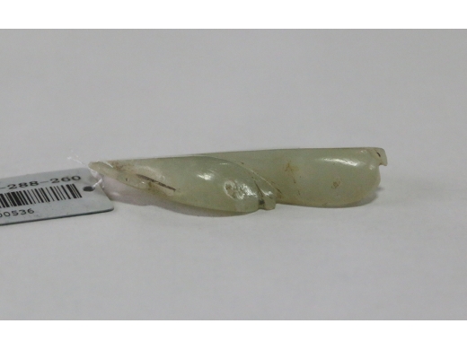 白玉豆荚挂件
