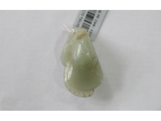 清白玉瓜果挂件
