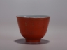 红彩描金小杯