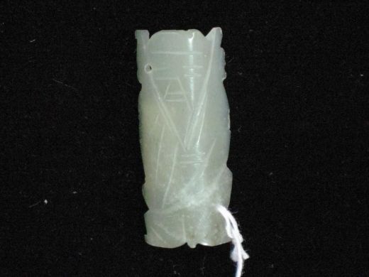 白玉人物件