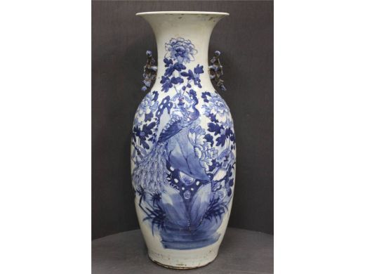 300件青花花鸟瓶