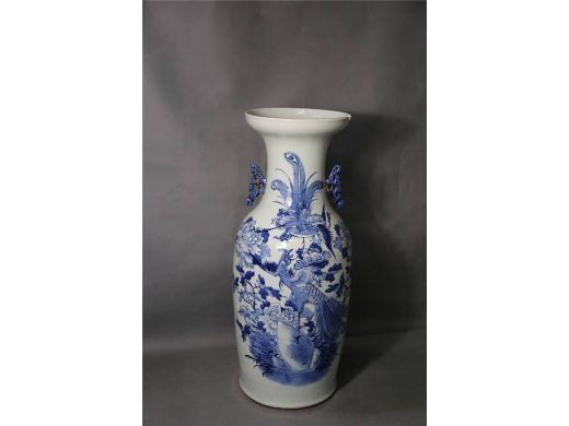 300件青花花鸟纹瓶