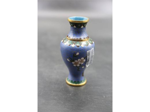 景泰蓝花卉小瓶（连座）