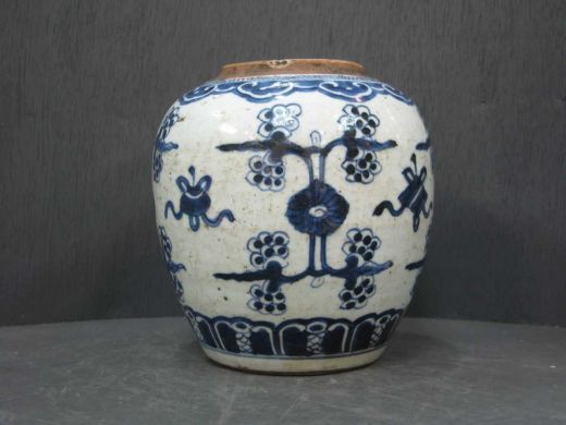 青花罐