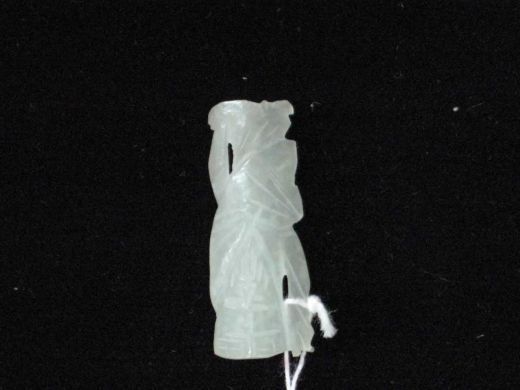白玉人物件