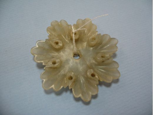玉花件（岫玉）