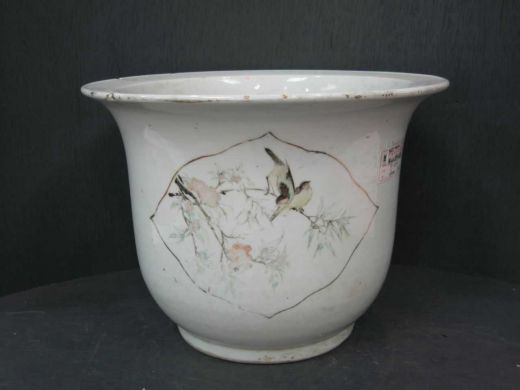 彩山水花盆