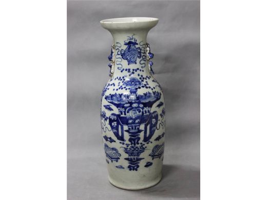 300件青花博古瓶
