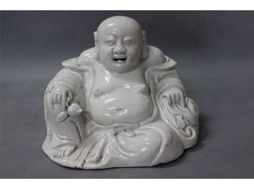白釉弥勒佛