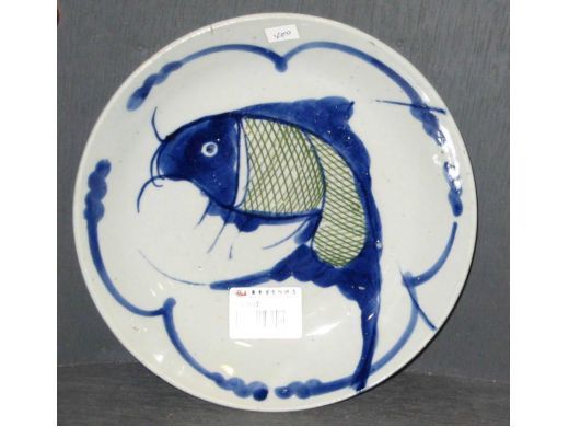 青花鱼碟