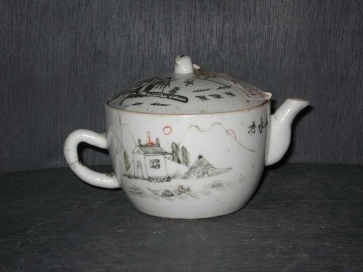 彩茶壶