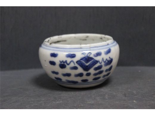 青花博古水洗
