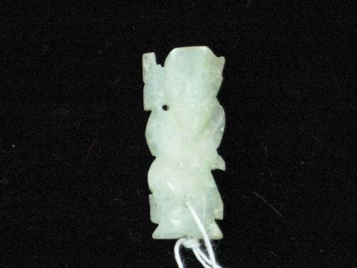 白玉人物件