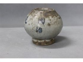 青花药砵