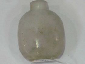 料仿白玉烟壶