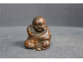 竹雕童子