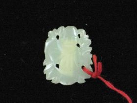 白玉人物件