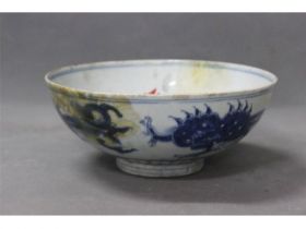 青花龙纹碗