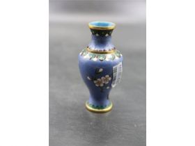 景泰蓝花卉小瓶（连座）
