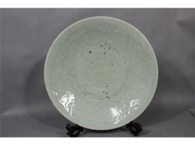 豆青印花大碟
