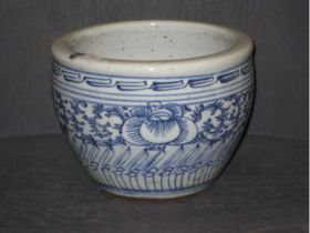 青花缠枝莲小鱼缸