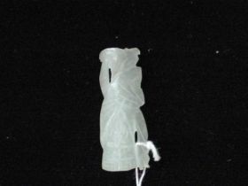 白玉人物件