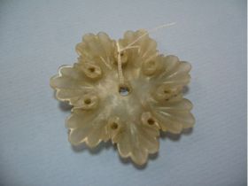 玉花件（岫玉）