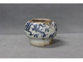 青花药砵
