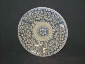 青花缠枝莲碟