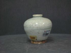 青釉盖罐