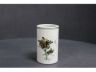 釉下彩花卉纹笔筒