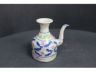 釉下彩锦纹茶壶