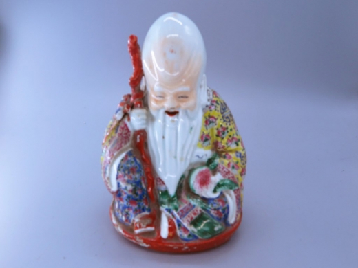 粉彩寿星