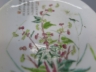 粉彩花纹鸟盘