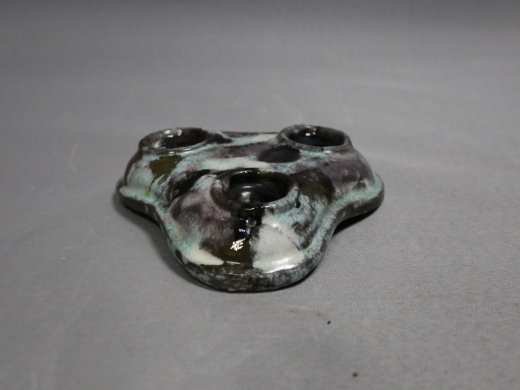 窑变釉香炉座