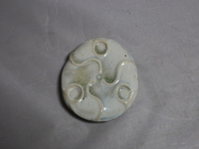 葱白釉香炉座