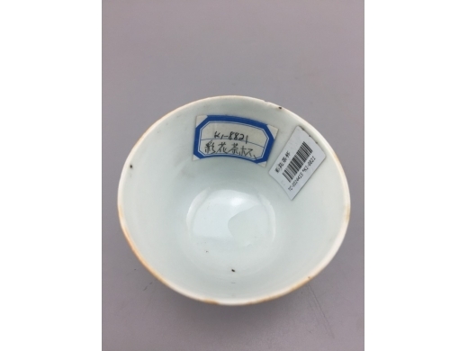 彩花茶杯