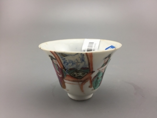 彩花酒杯