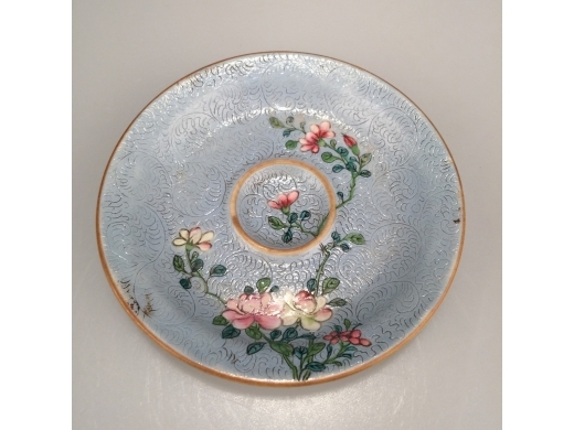 各锦茶托