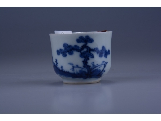 青花酒杯