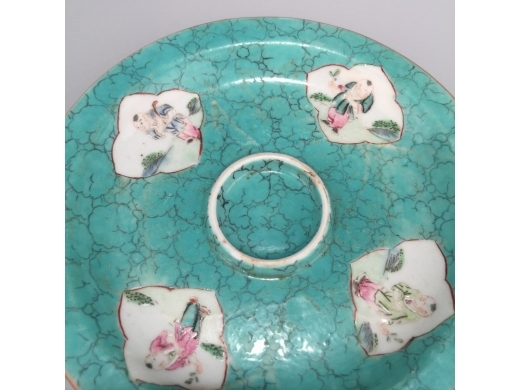 各锦茶托