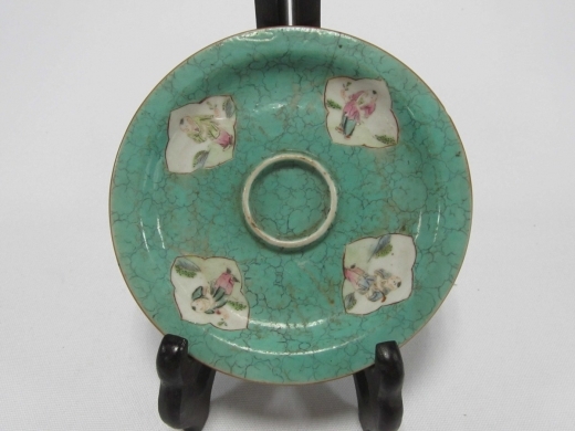 各锦茶托