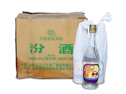 2006年出口玻璃瓶汾酒二十原箱