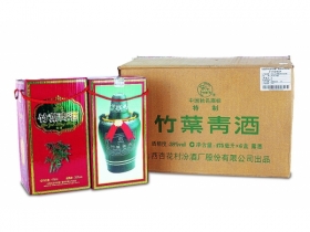 2009年竹叶青酒十原箱