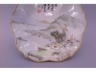 浅绛彩山水博古碟