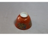 矾红花卉小杯