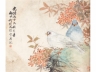 何砚北 花鸟镜心