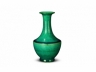 孔雀绿釉赏瓶
