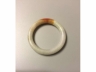 天然淡紫间巧色红翠手镯