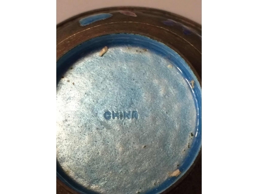 银珐琅人物杯